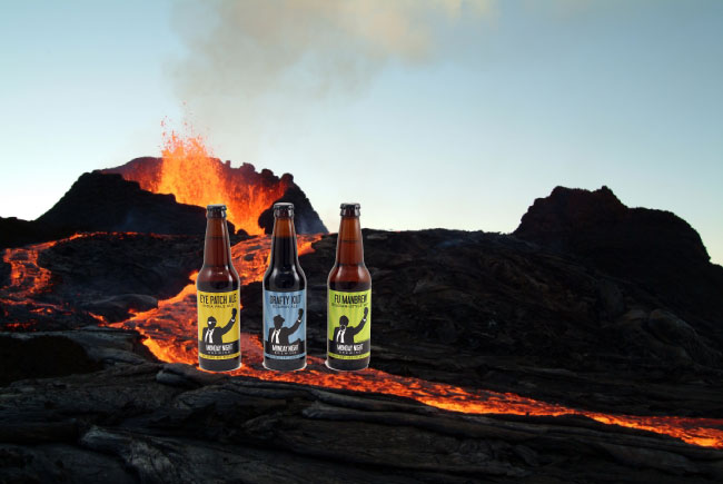 bottles-in-lava